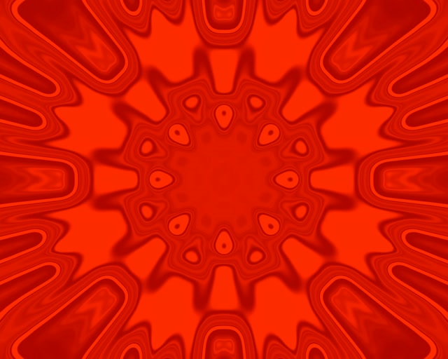 Twnnel Neon Ffrwydrad Rheiddiol Coch Dolen Vj 5:4 Diwydiannol 60fps Arbedwr Sgrin