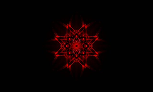 Twnnel Neon Seren Ffractal Coch VJLoops 60fps 5:3 Llydan Sgrinlun