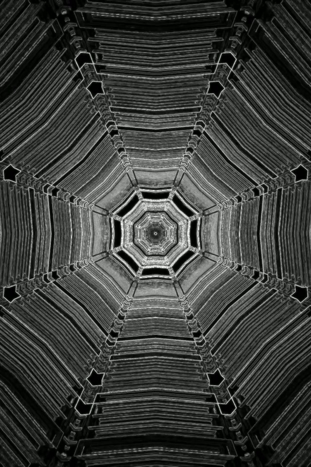 Twnnel Neon Octagon VJLoops 60fps 2:3 Portread Llun Sgrinarbedwr