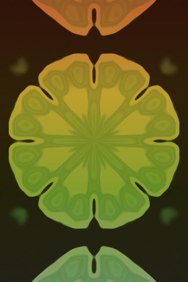 Twnnel Neon Kaleidosgop Ffractal 2:3 Portread Llun 60fps Arbedydd Sgrin VJ Loop