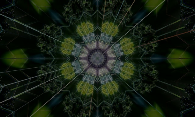 Neon Tunnel Kaleidoscope Vortex 5:3 Wide 60fps Screensaver VJ Loop