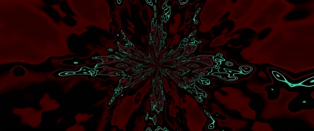 Twnnel Neon Ffrwydrad Ffractal Dolen VJ 2.39:1 Cinemascope 60fps Sgrinarbedydd