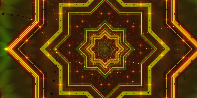 Twnnel Neon Mandala Seren Vj Loop 2:1 Univisium 60fps Arbedwr Sgrin