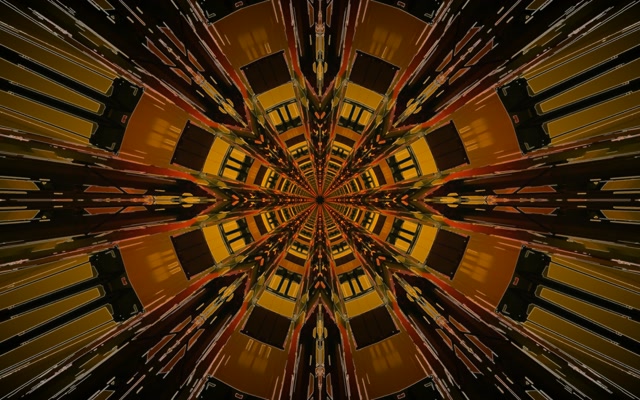 Twnnel Neon Kaleidosgop Seren Ffrwydrad 16:10 Macbook 60fps Screensaver Vj Loop