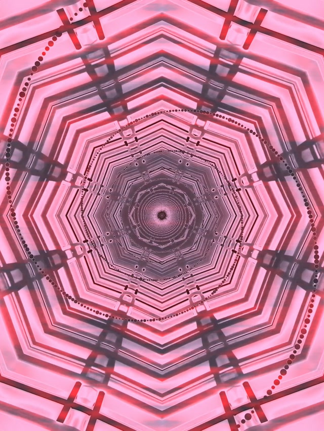 Twnnel Neon Pinc Wytheonglog Fortecs Sgrin Arbed 3:4 iPad Portread 60fps Vj Loop