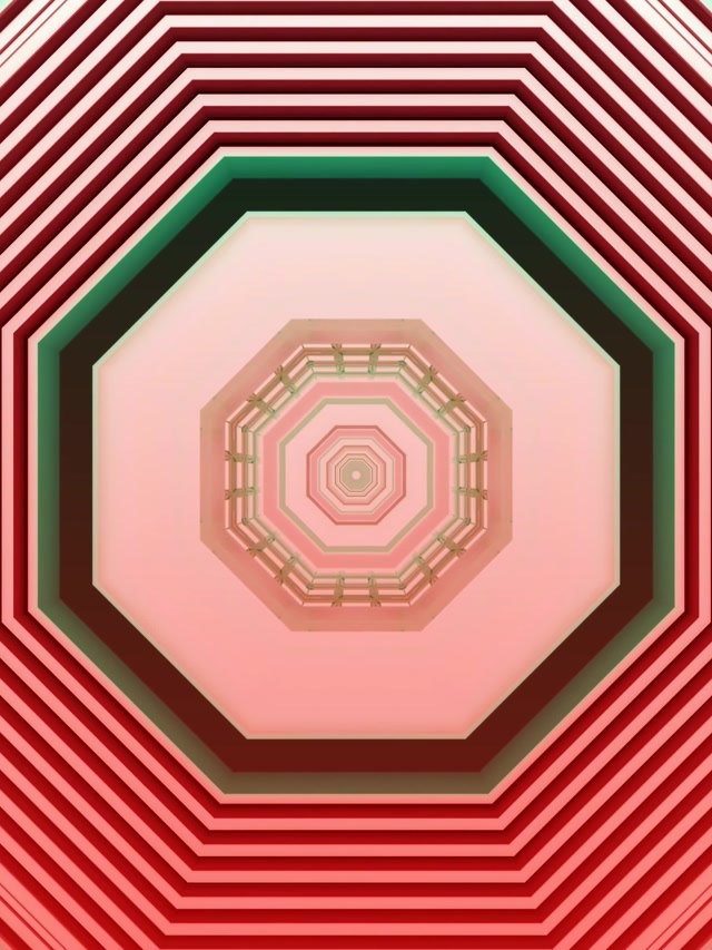 Twnnel Neon Pinc Coch Arbedwr Sgrin 3:4 iPad Portread 60fps VJLoops