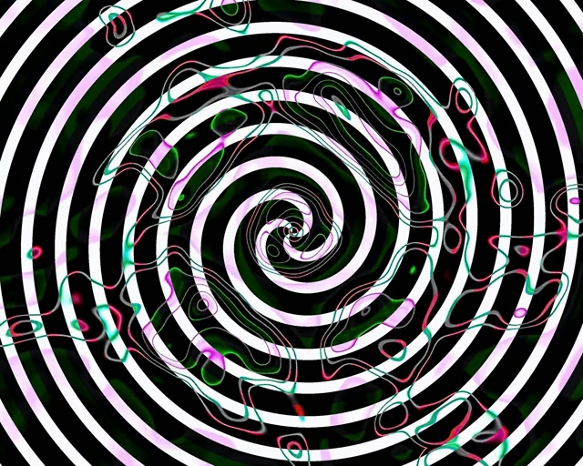 Twnnel Neon Spiral Troellfaen VJLoops 5:4 Diwydiannol 60fps Arbedwr Sgrin