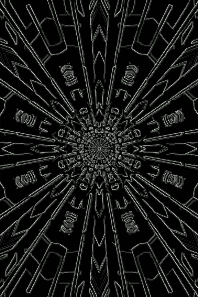 Twnnel Neon Caleidosgop Ffrwydrad VJ Loop 2:3 Photo Portrait 60fps Arbed Sgrin