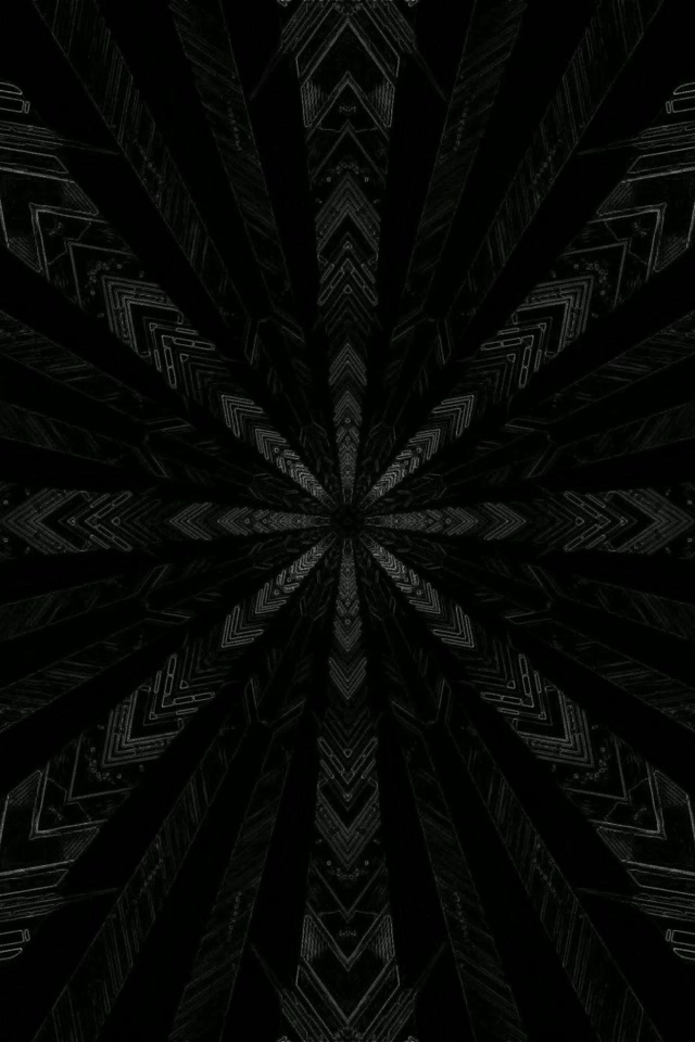 Twnnel Neon Ffrwydrad Seren Caleidosgop Tywyll VJLoops 2:3 Portread Llun 60fps Sgrinarbedwr