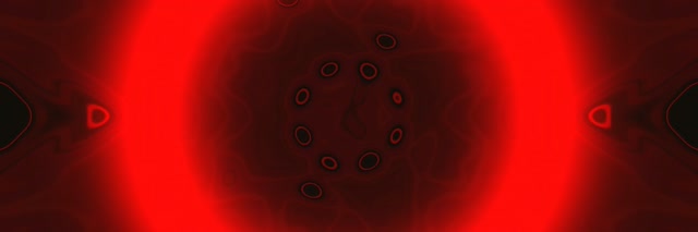 Coch Twnnel Neon Mandala Curiad Vj Loop 3:1 Triphlyg Llydan 60fps Sgrin Arbed