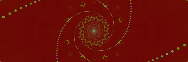 Tunnél Neon Mandala Star Burst 3:1 Triple Wide 60fps Screensaver VJ Loop