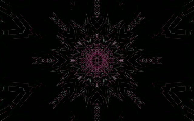 Twnnel Neon Pinc Kaleidosgop Seren VJ Loop 60fps 16:10 MacBook Screensaver