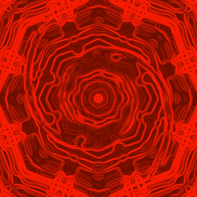 Twnnel Neon Coch Cylchoedd Cydganol Tonnau VJ Loop 1:1 Sgwar 60fps Arbedwr Sgrin