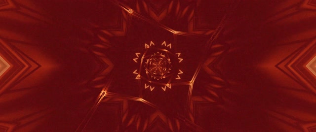 Seren Copr Kaleidoscop Twnnel Neon VJ Loop 2.39:1 Cinemascope 60fps Arbedwr Sgrin