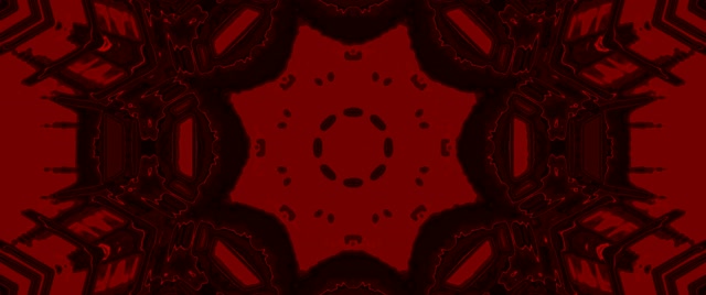 Twnnel Neon Cylch Hecsagon Coch VJ Loop 2.39:1 Cinemascope 60fps Arbedwr Sgrin