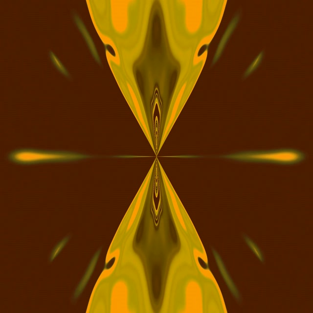 Golden Symmetrical Diamond Neon Tunnel 1:1 Square 60fps VJ Loop Screensaver
