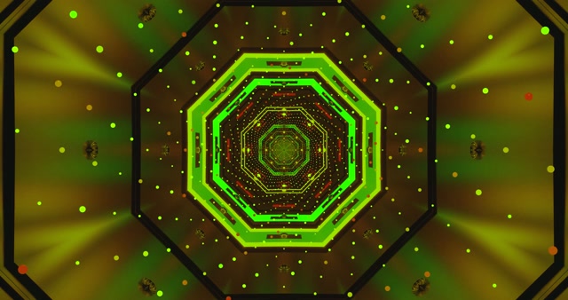 4K UHD 60fps Neon Tunnel Pauseskærm Windows 11 PC VJLoops Visual Baggrund