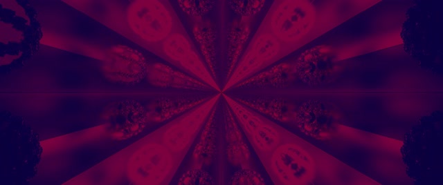 Red Spiraling Neon Tunnel VJ Loop 60fps 2.39:1 Cinescope Screensaver