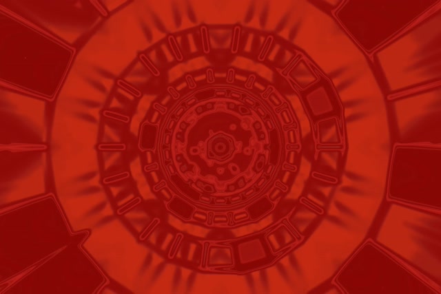 Red Mandala Neon Tunnel Vj Loop 3:2 Surface 60fps Screensaver