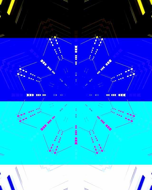 Neon Tunnel Kaleidoscope Burst VJ Loop 4:5 Instagram 60fps Screensaver