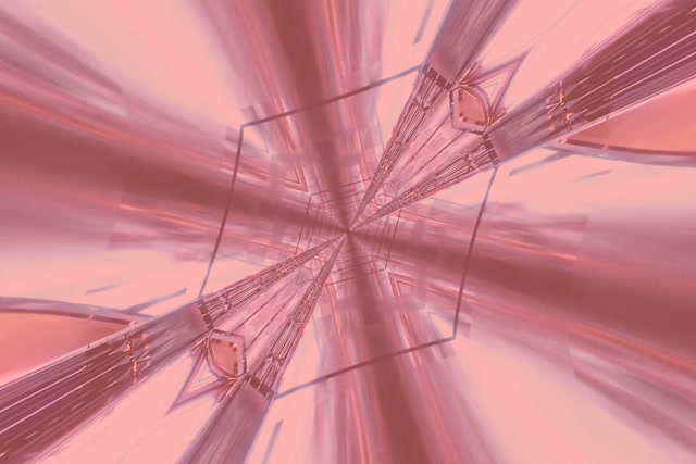 Neon Tunnel Pink Crystal Burst VJ Loop 3:2 Surface 60fps Screensaver