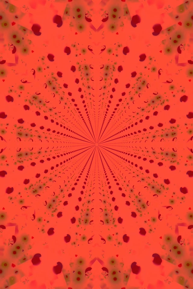 Radial Red Diamond Neon Tunnel | 2:3 Portrait | 60fps VJ Loop Screensaver