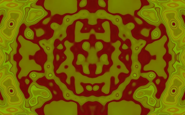 Neon Tunnel Lime Kaleidoskop VJ Loop 16:10 MacBook 60fps Pauseskærm