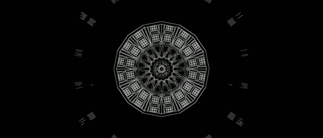 Neon Tunnel Kaleidoskop Mandala VJ Loop 21:9 Ultrawide 60fps Pauseskærm