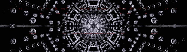 Neon Tunnel Krystal Hex Hvirvel 32:9 Super Ultrawide 60fps Pauseskærm Vj Loop