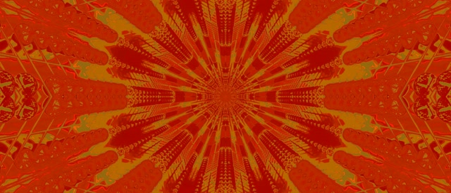 Neon Tunnel Kaleidoskop Burst VJ Loop 21:9 Ultrawide 60fps Pauseskærm