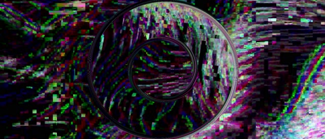 Neon Tunnel Glitch Pixel Udbrud VJ Loop 21:9 Ultrawide 60fps Pauseskærm