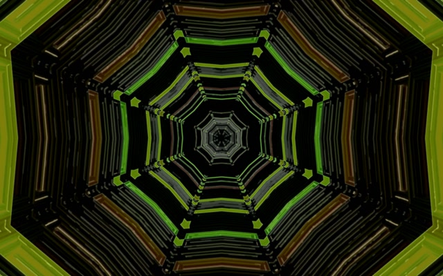Neon Tunnel VJ Loop 16:10 MacBook 60fps Screensaver Geometric Vortex
