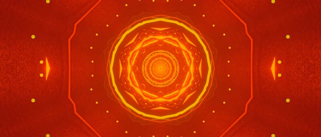 Neon Tunnel Ild Ottekant Hvirvel Pauseskærm 21:9 Ultrawide 60fps Vj Loop