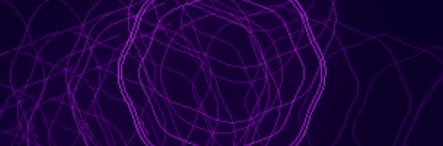 Purple Neon Tunnel VJ Loop 3:1 Triple Wide 60fps Screensaver Motion Background