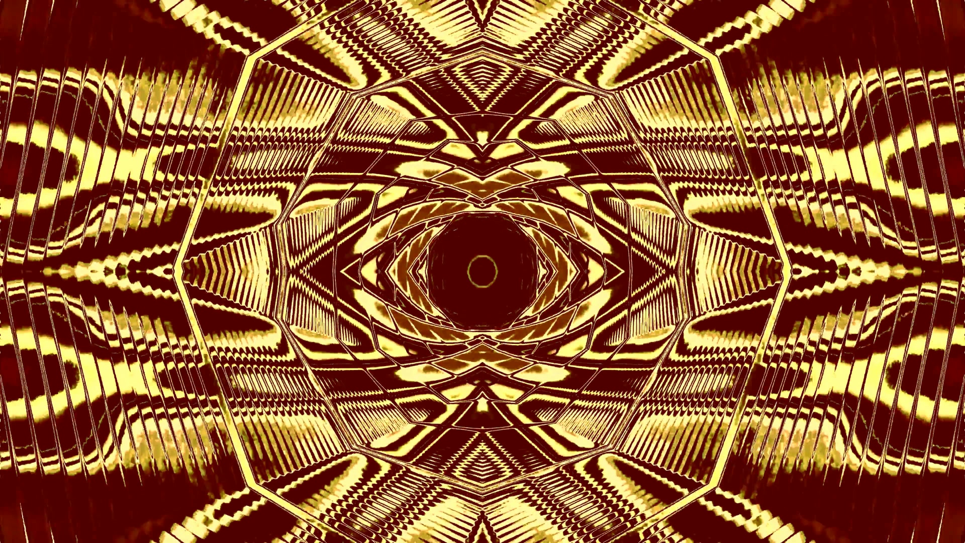 goldener neon tunnel bildschirmschoner 4k uhd 60fps vj loop windows 11 pc hypnotisches auge