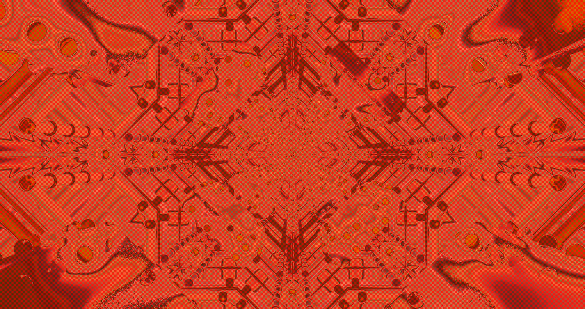 Rot Neon Tunnel Kaleidoskop Bildschirmschoner 4k uhd 60fps Vj loop