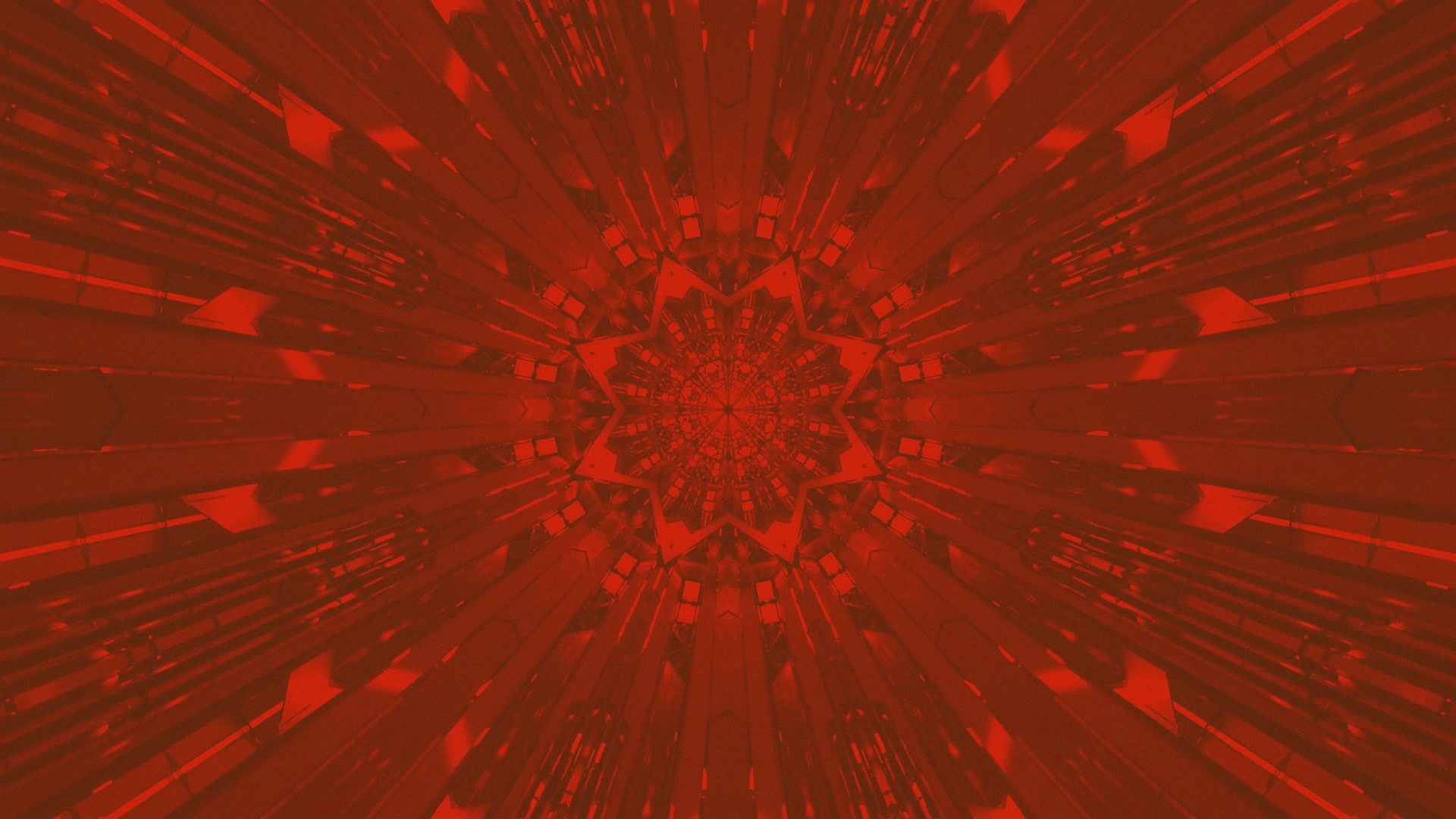 Purpur Mandala Neon Tunnel 4K UHD 60fps Screensaver Motion Background