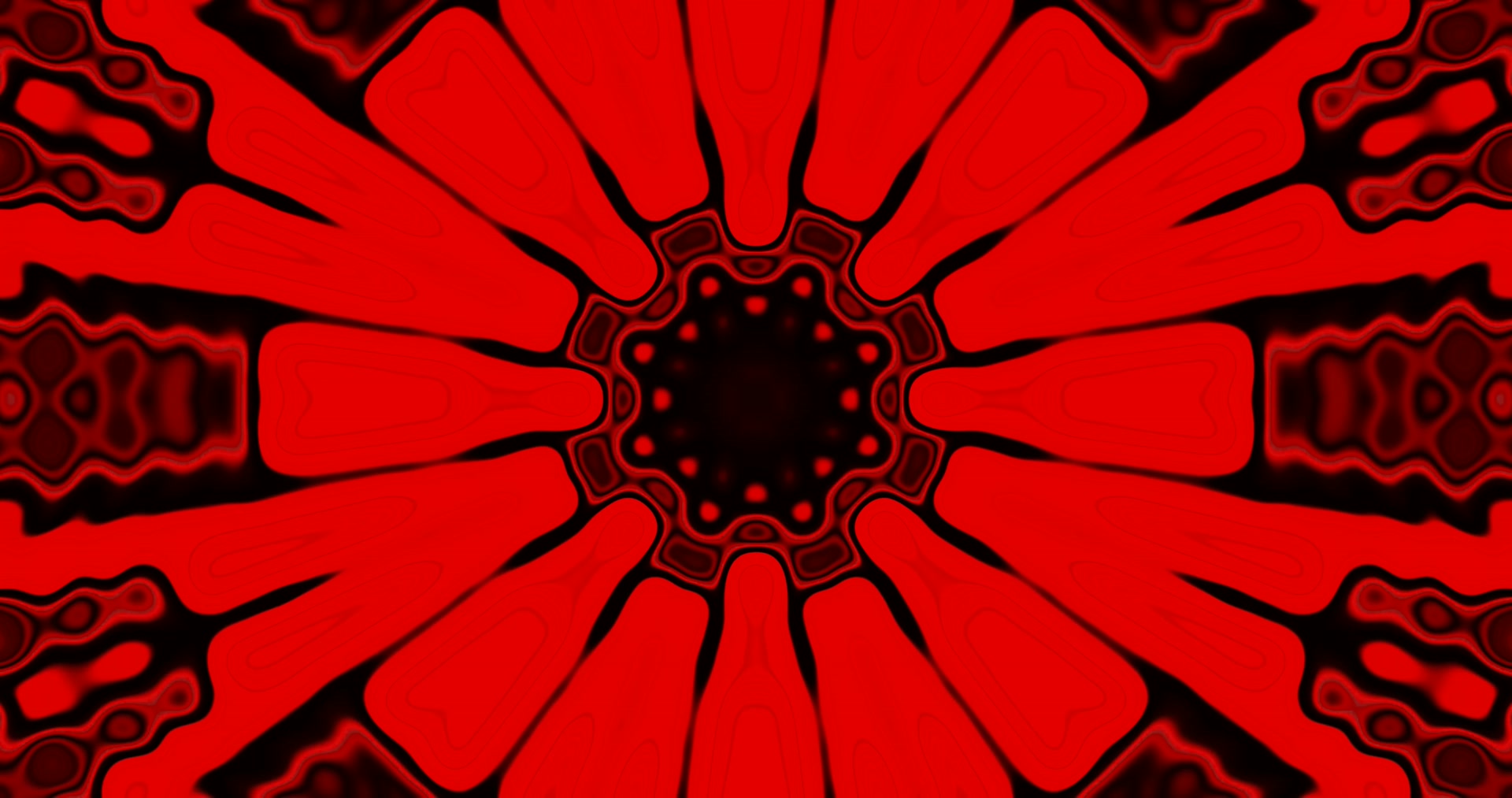 Red Neon Tunnel 4K 60fps Screensaver Motion Background VJ