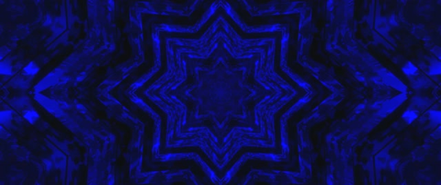 Blau Neon Tunnel Stern Bildschirmschoner 2.39:1 Cinemascope 60fps VJ Loop