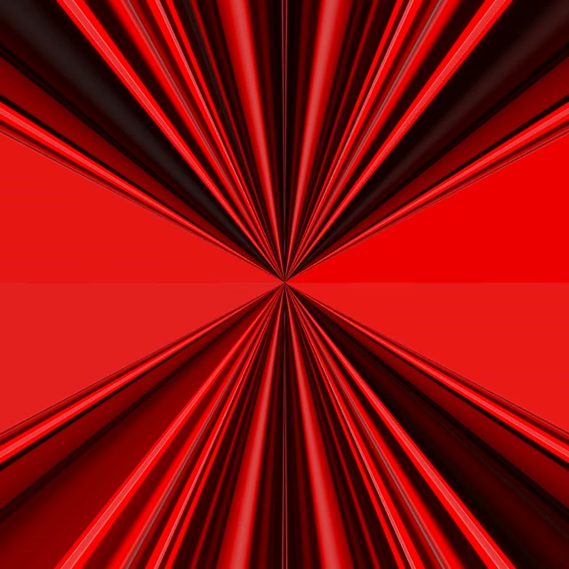 Red Neon Tunnel Star Burst VJ Loop 1:1 Square 60fps Screensaver