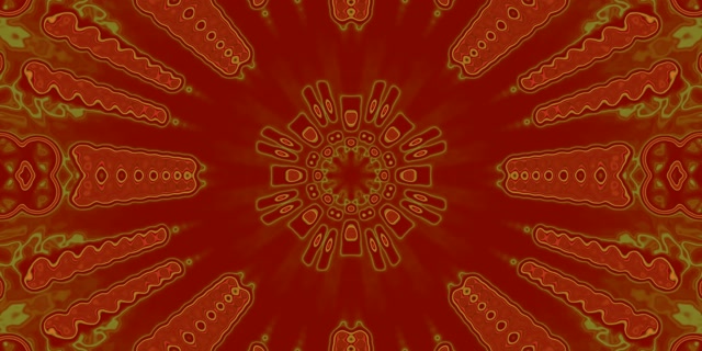 Neon Tunnel Kaleidoscope Burst 2:1 Univisium 60fps Screensaver Vj Loop