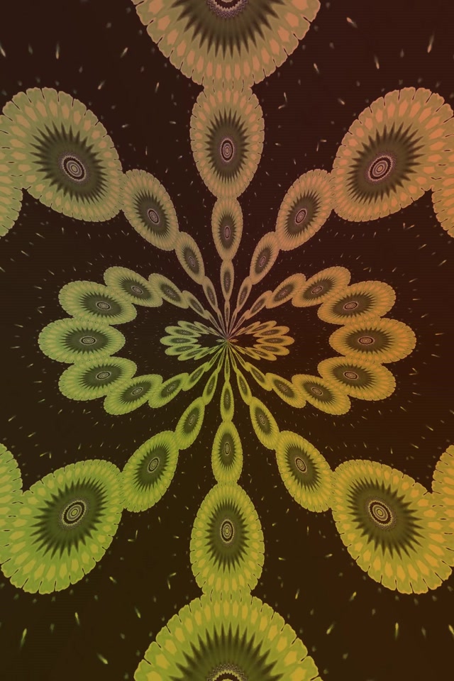 Kaleidoscope Fractal Neon Tunnel 2:3 Portrait 60fps VJ Loop Screensaver