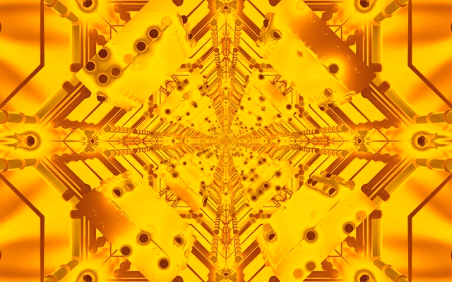 Golden Neon Tunnel Bildschirmschoner 60fps 16:10 MacBook | VJ Loop PC Laptop