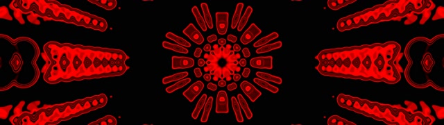 Red Neon Tunnel Pulsating Kaleidoscope Burst 32:9 Ultrawide 60fps Screensaver