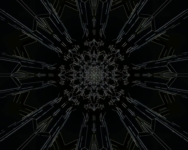 Dark Neon Tunnel Geometric Screensaver 5:4 industrial 60fps Vj loop