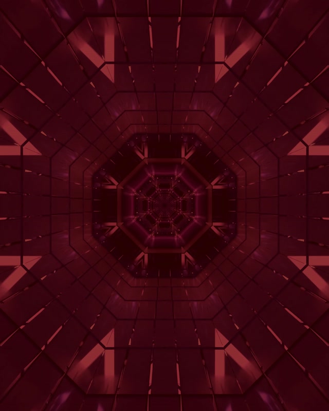 Roter Neon Tunnel Bildschirmschoner 60fps 4:5 Instagram VJ Loop PC Laptop