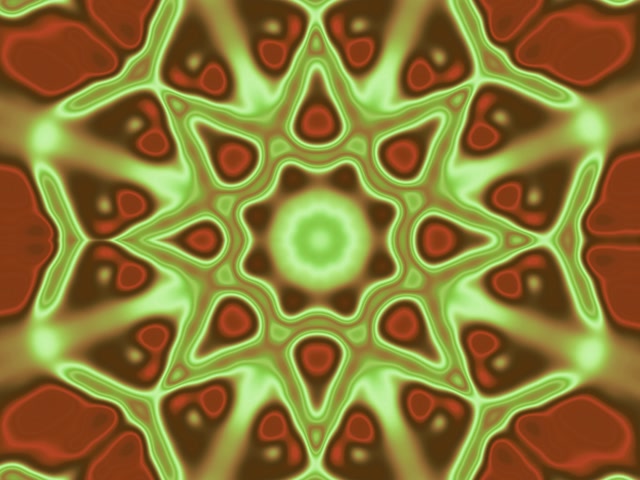 Neon Tunnel Kaleidoscope Vortex | 4:3 Classic 60fps Screensaver Loop