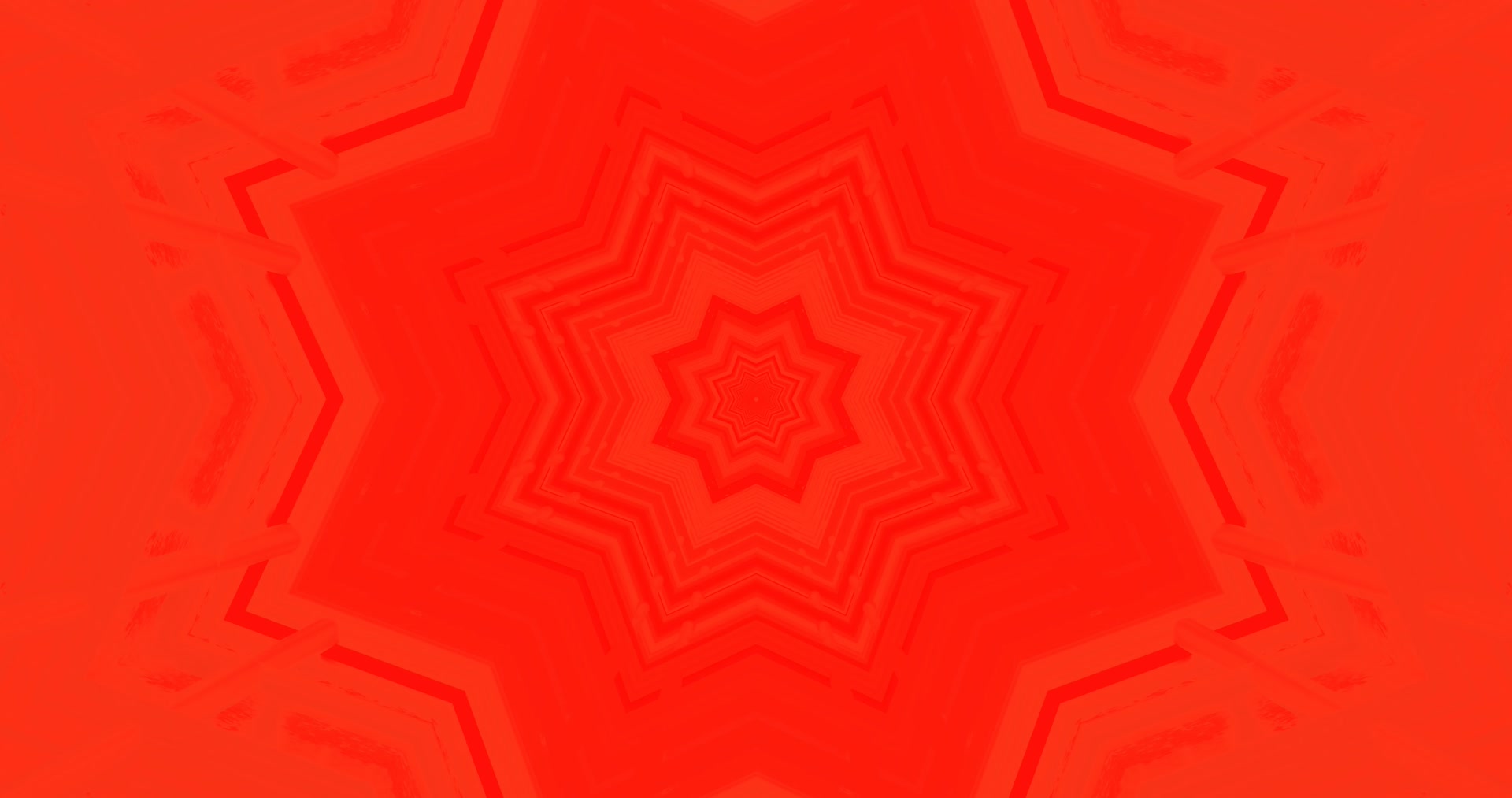 Roter Stern Neon Tunnel Bildschirmschoner 4K UHD 60fps VJ Loop Bildschirmschoner PC