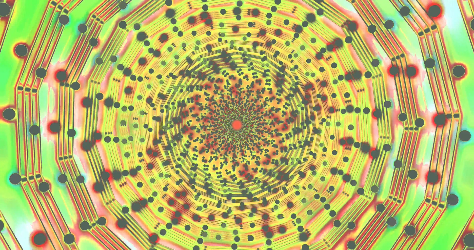 Neon Tunnel Bildschirmschoner 4K UHD 60fps Vj Loop PC Laptop