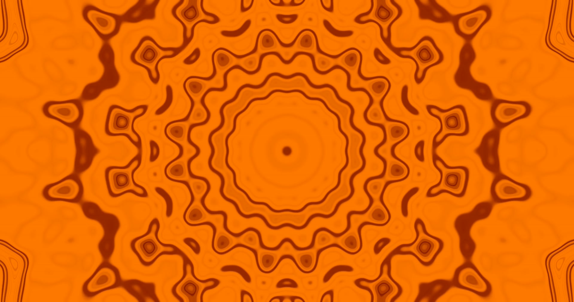 Hypnotischer Bernstein Neon Tunnel 4K UHD 60fps Bildschirmschoner VJ Animation